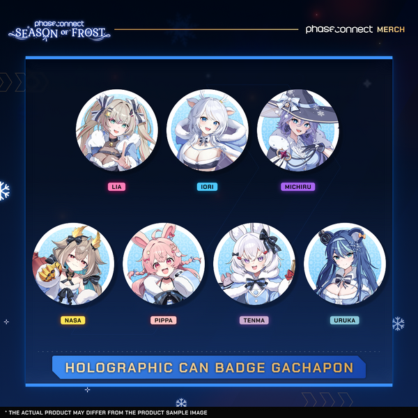 Season of Frost –  Holographic Can Badge Gachapon