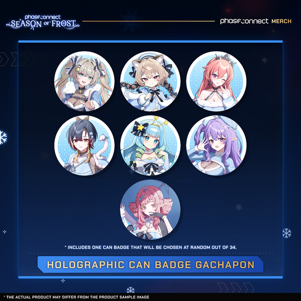 Season of Frost –  Holographic Can Badge Gachapon