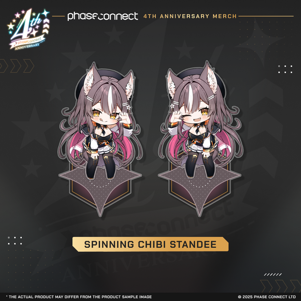 【AYANA】 Phase Connect 4th Anniversary – ALiAS Spinning Chibi Standee