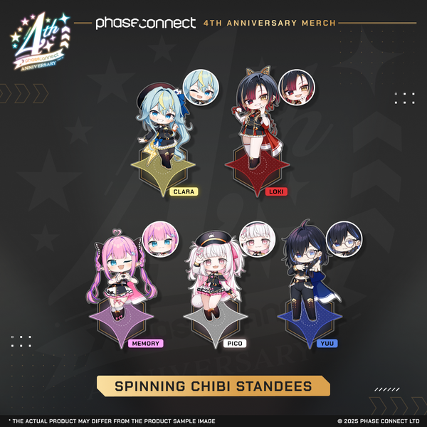Phase Connect 4th Anniversary – KALEiDO Spinning Chibi Standee