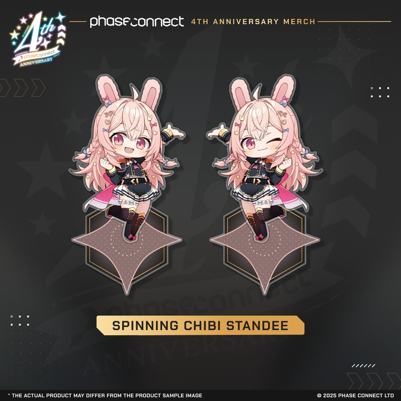 さくら アニメスタイル ピンバッジ Phase Connect 4th Anniversary – OriginS Spinning Chibi