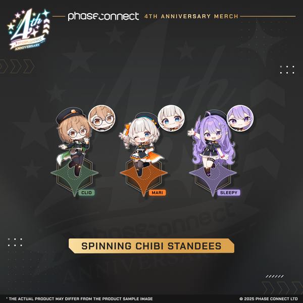 Phase Connect 4th Anniversary – Invaders QUEST Spinning Chibi Standee