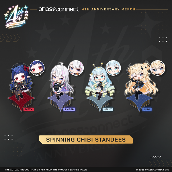 Phase Connect 4th Anniversary – Invaders WISH Spinning Chibi Standee