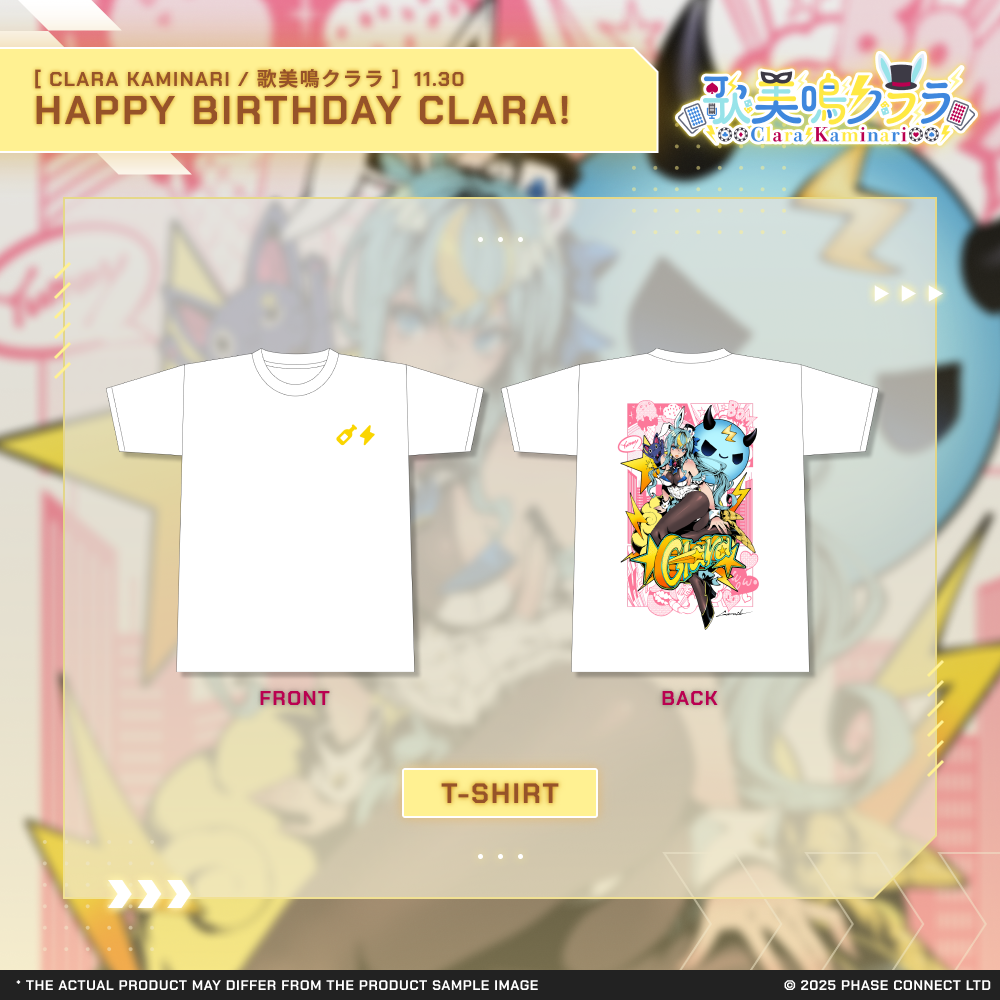 Clara Kaminari『歌美鳴クララ』Birthday 2025 Celebration - Graphic