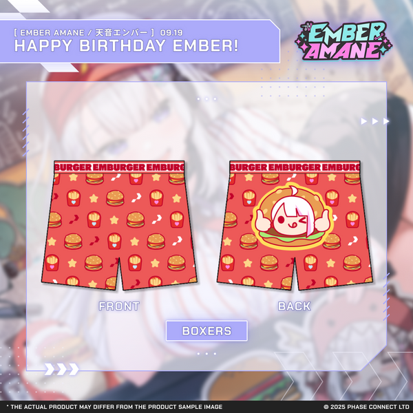 Ember Amane『天音エンバー』Birthday 2025 Celebration - Emburger Boxers