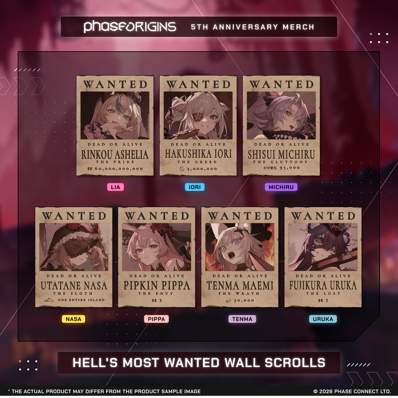 Phase OriginS Fifth Anniversary Collection - Hell's Most Wanted