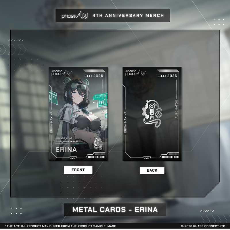 Phase ALiAS Fourth Anniversary - Metal Cards – Phase Connect Store