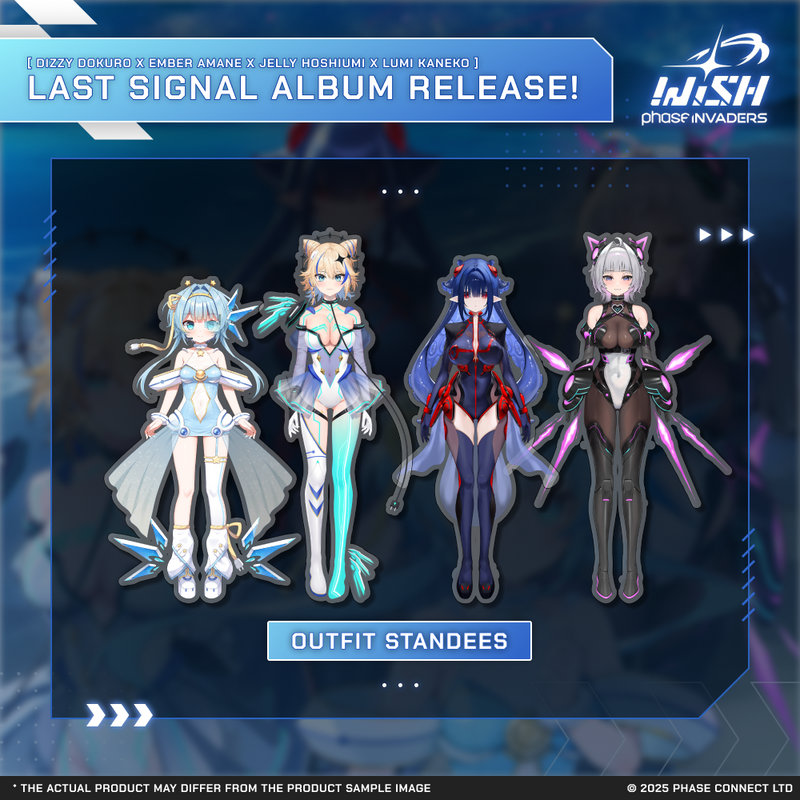 Invaders WISH: Last Signal - Plugsuit Standee Bundle