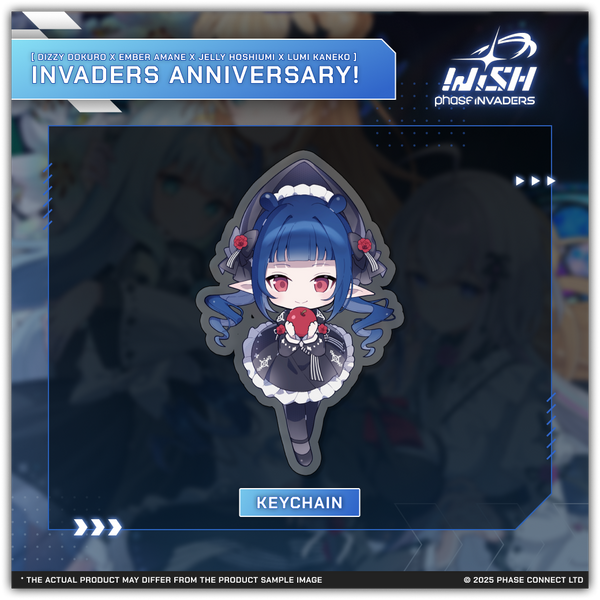Invaders WISH Second Anniversary 2025 - Keychain Bundle