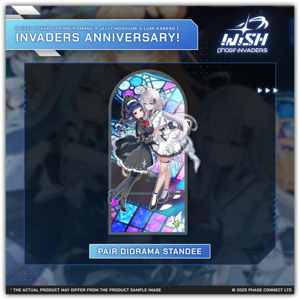 Invaders WISH Second Anniversary 2025 - Character Pair Diorama Standee Bundle