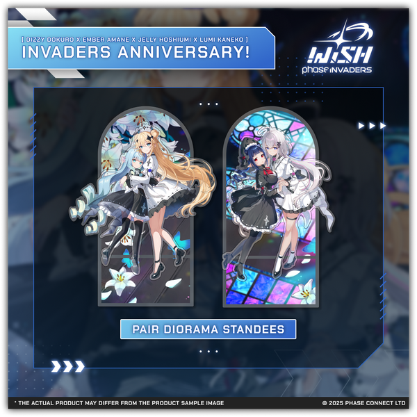 Invaders WISH Second Anniversary 2025 - Character Pair Diorama Standee Bundle