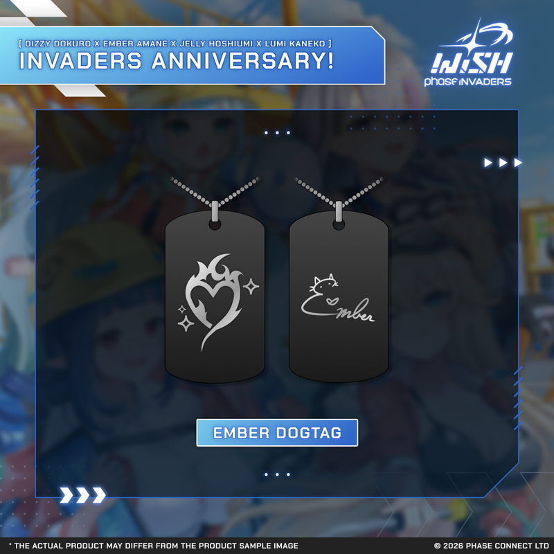 Invaders WISH Third Anniversary - Dog Tags – Phase Connect Store