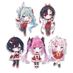 Phase Kaleido Christmas 2024 Chibi Keychains [Pre-Order]