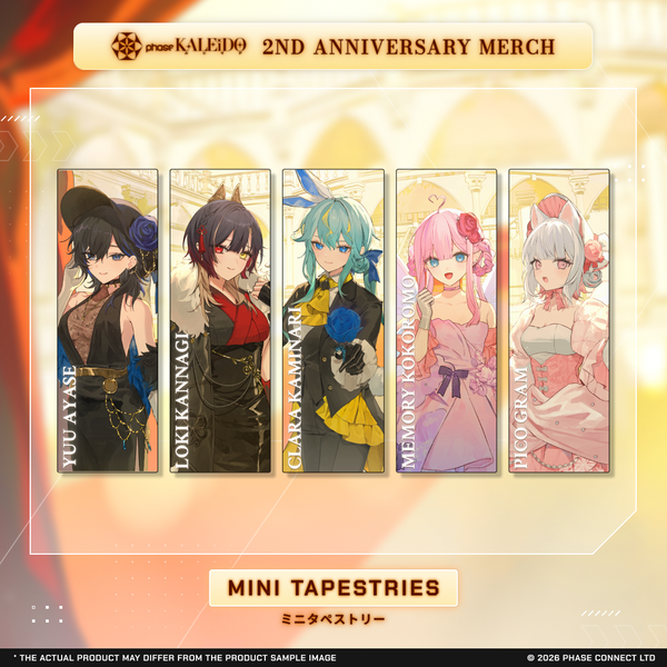 Phase KALEiDO Second Anniversary - Mini Tapestry / ミニ