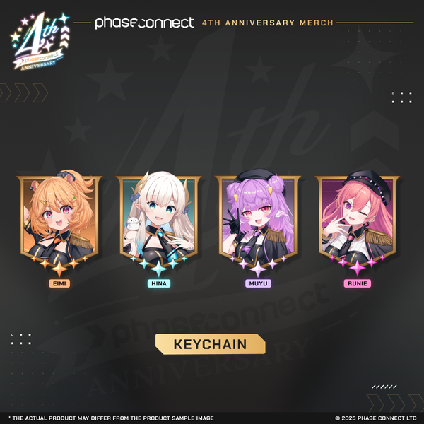 Phase Connect 4th Anniversary – Euphoria Glitter Keychain