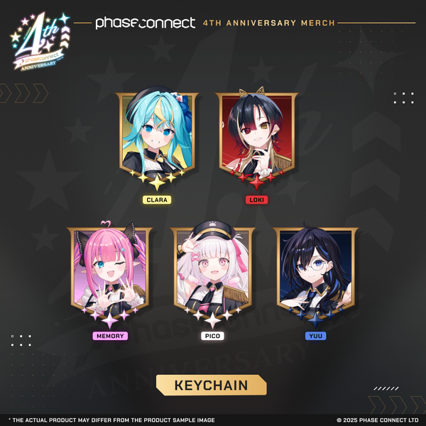 Phase Connect 4th Anniversary – KALEiDO Glitter Keychain