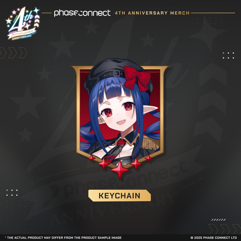 Phase Connect 4th Anniversary – Invaders WISH Glitter Keychain