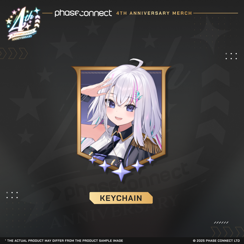 Phase Connect 4th Anniversary – Invaders WISH Glitter Keychain