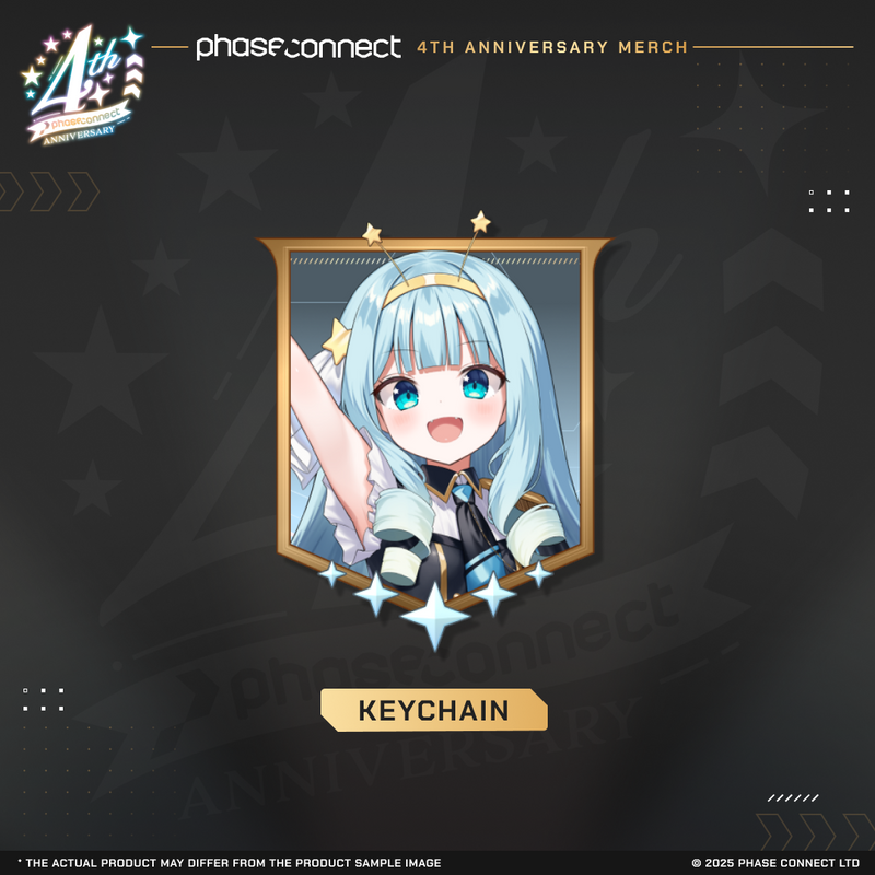 Phase Connect 4th Anniversary – Invaders WISH Glitter Keychain
