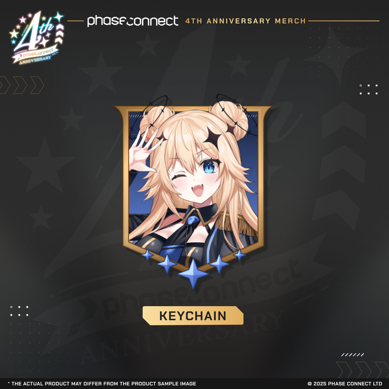 Phase Connect 4th Anniversary – Invaders WISH Glitter Keychain