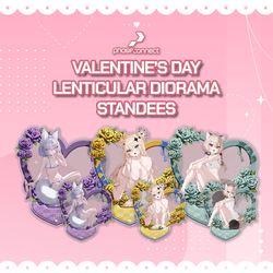 Phases of the Heart - Valentine's Day 2025 Lenticular Diorama Standees [Pre-Order]