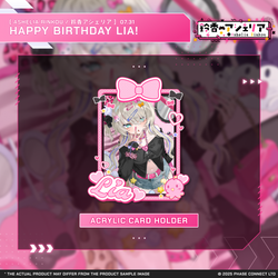 Ashelia Rinkou『鈴香アシェリア』Birthday 2025 Celebration - Acrylic Card Holder