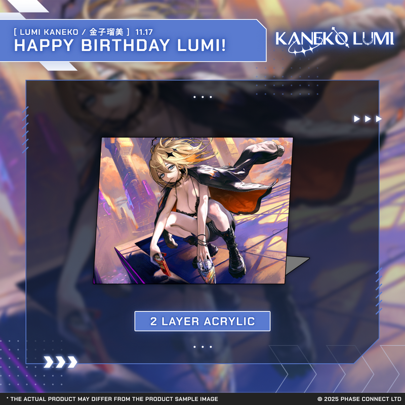 Lumi Kaneko『金子瑠美』Birthday 2025 Celebration - Acrylic Two-Layer Diorama