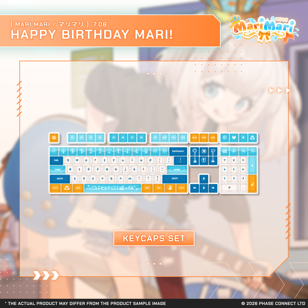 MariMari_EN『マリマリ』Birthday 2026 Celebration - Keycap Set