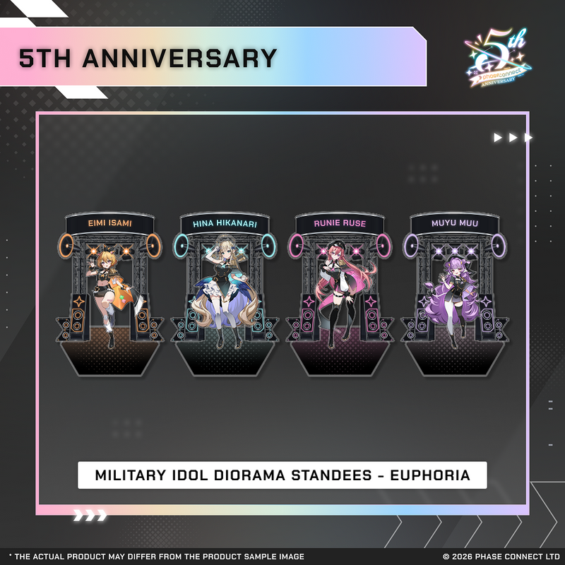 【開封＆未開封】VIBRATIONSTARS DIORAMATIC 等13セット Phase Connect Fifth Anniversary - Euphoria Military Idol Diorama