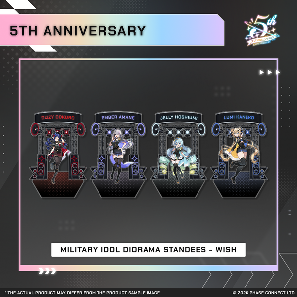【開封＆未開封】VIBRATIONSTARS DIORAMATIC 等13セット Phase Connect Fifth Anniversary - WISH Military Idol Diorama