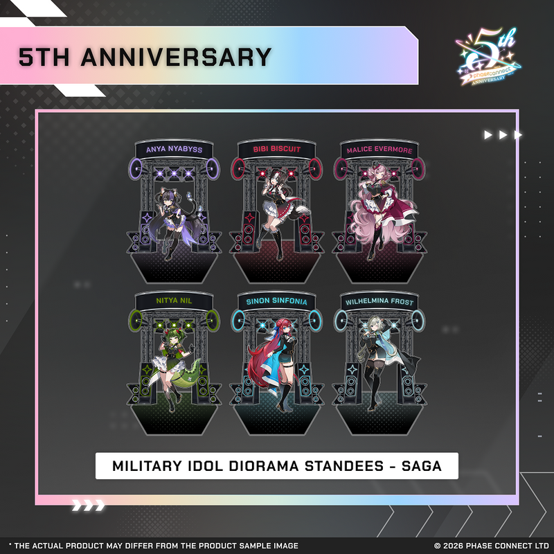 ☆ Creative Diorama Parts①　　　　　　　【特典会員限定】 Phase Connect Fifth Anniversary - SAGA Military Idol Diorama