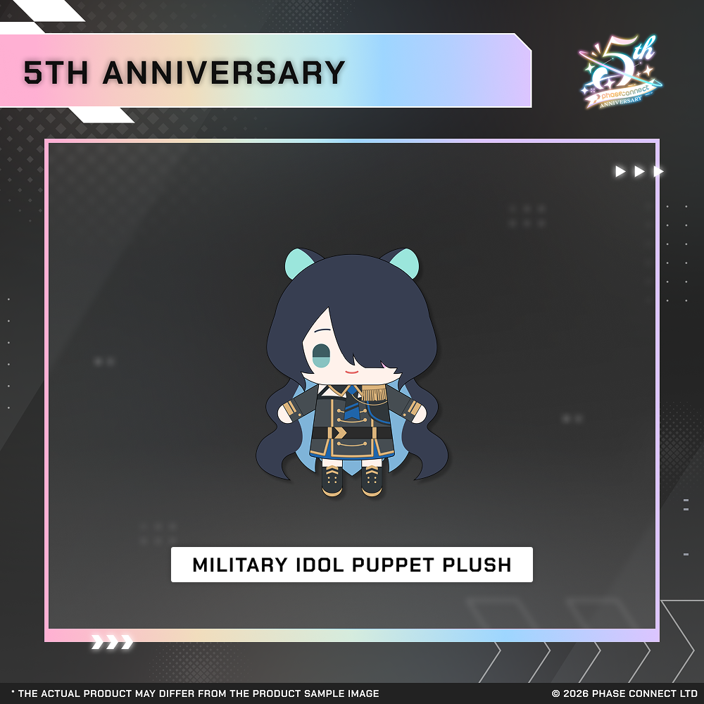 アイドル 1st Anniversary Phase Connect Fifth Anniversary - ALiAS Military Idol Puppet Plush