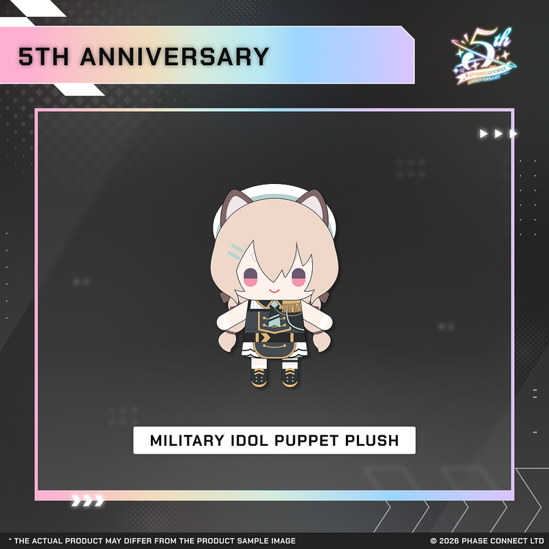 Phase Connect Fifth Anniversary - ALiAS Military Idol Puppet Plush