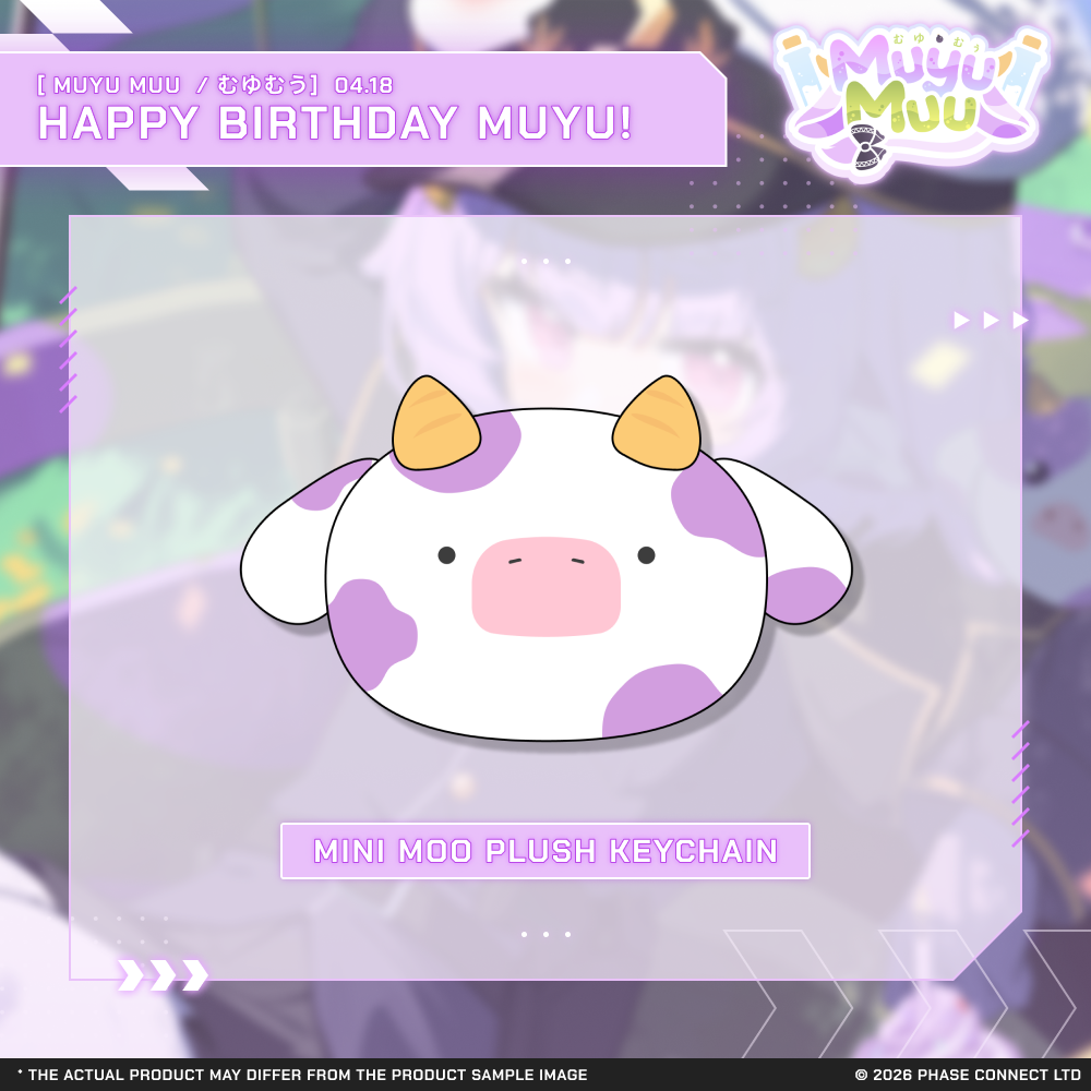muuuuページ Muyu Muu『むうむゆ』Birthday 2026 Celebration - Mini Moo Enamel