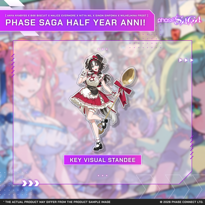 Phase Saga Half Year Anniversary - Bibi Biscuit Key Visual Model