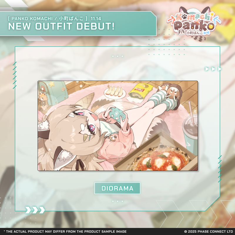 Panko Komachi『小町ぱんこ』New Outfit Celebration - Acrylic Diorama