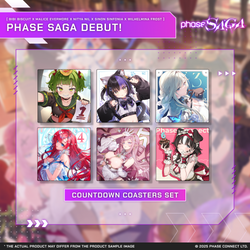 Phase Saga: The Story Begins - Debut Celebration Countdown Coasters Set