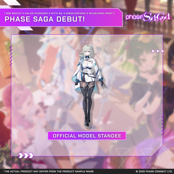 Phase Saga - Wilhelmina Frost『ウィルヘルミナ・フロスト』Official Model Standee