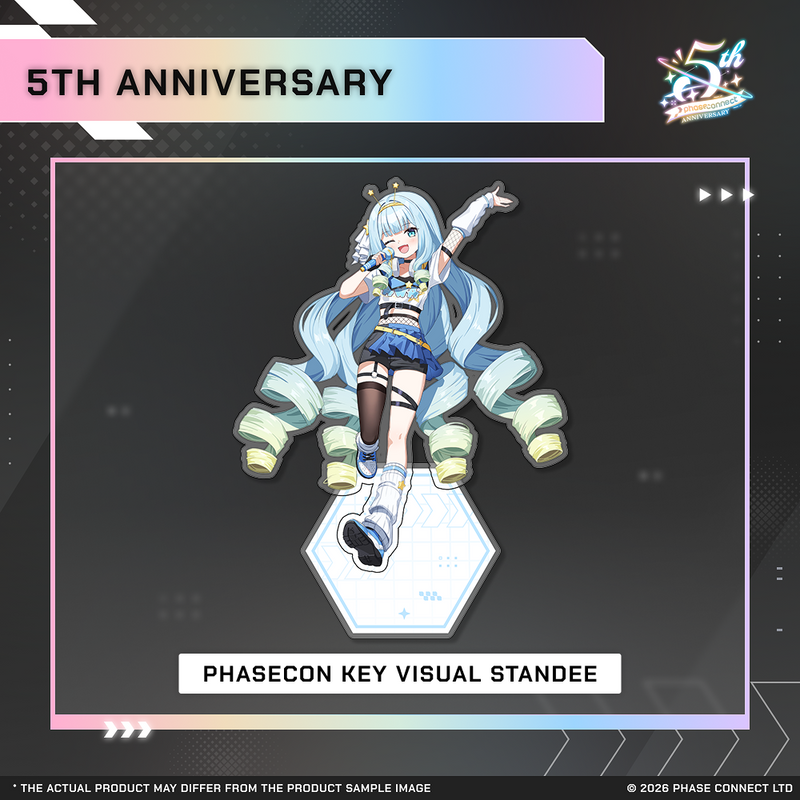 Phase Connect Fifth Anniversary - WISH PhaseCon Key Visual Standee