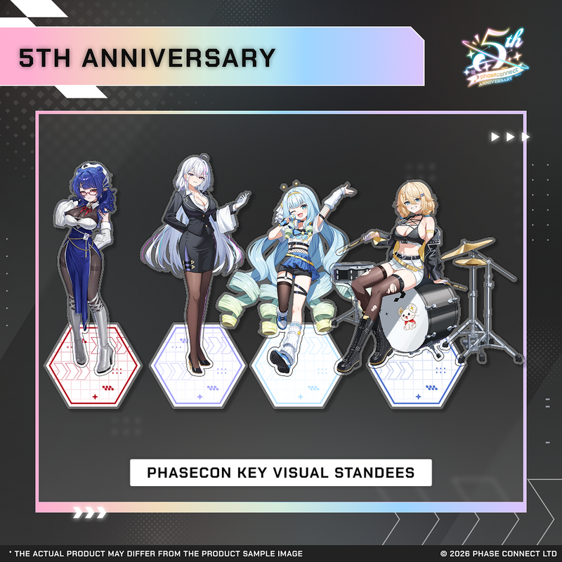Phase Connect Fifth Anniversary - WISH PhaseCon Key Visual Standee