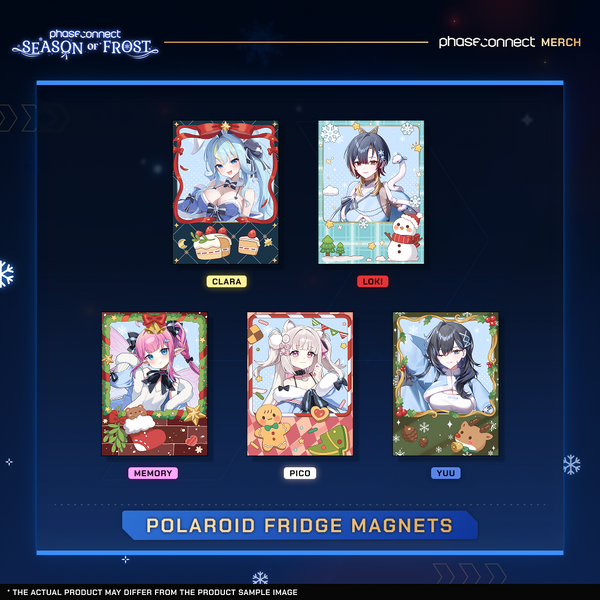 Season of Frost – KALEiDO Polaroid Fridge Magnets