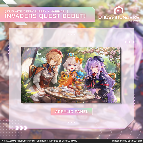 Phase Invaders Quest - Debut Celebration Acrylic Panel