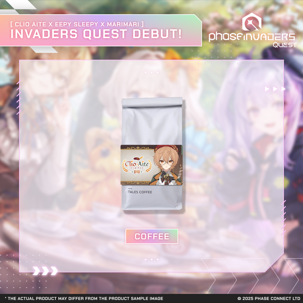 Phase Invaders Quest - Custom Roast Coffee Beans by Clio Aite 『クリオ・アイテ』
