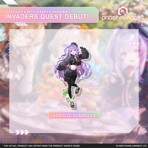 Phase Invaders Quest - Eepy Sleepy 『イーピー・スリーピー』Key Visual Model Standee