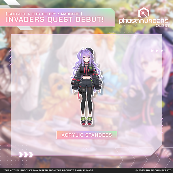 Phase Invaders Quest - Eepy Sleepy 『イーピー・スリーピー』Official Model Standee
