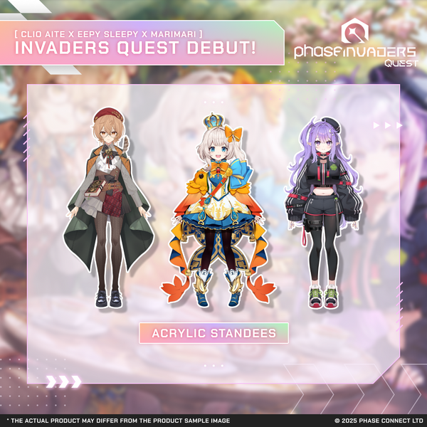 Phase Invaders Quest - Official Model Standee Bundle