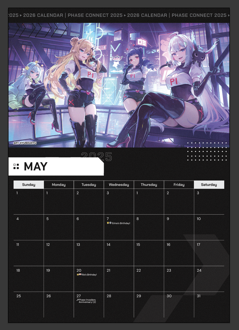 Phase Connect 2025 15 Month Calendar [Pre-Order]