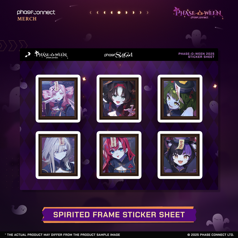 Phase-O-Ween –  Saga Spirited Frames Sticker Sheet