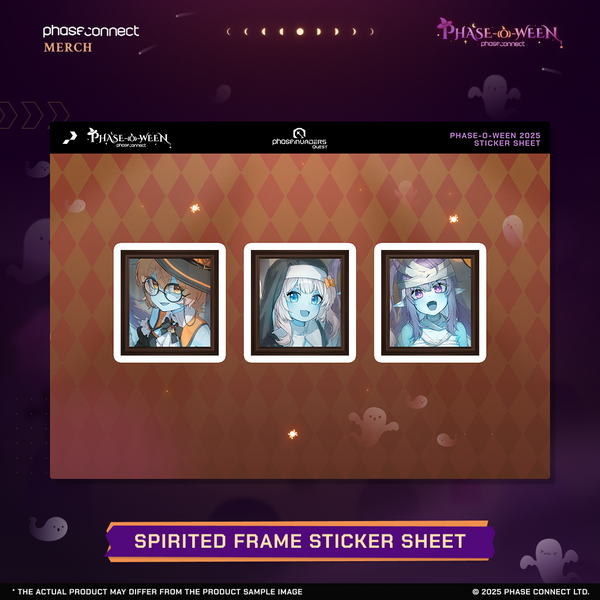Phase-O-Ween –  Invaders QUEST Spirited Frames Sticker Sheet