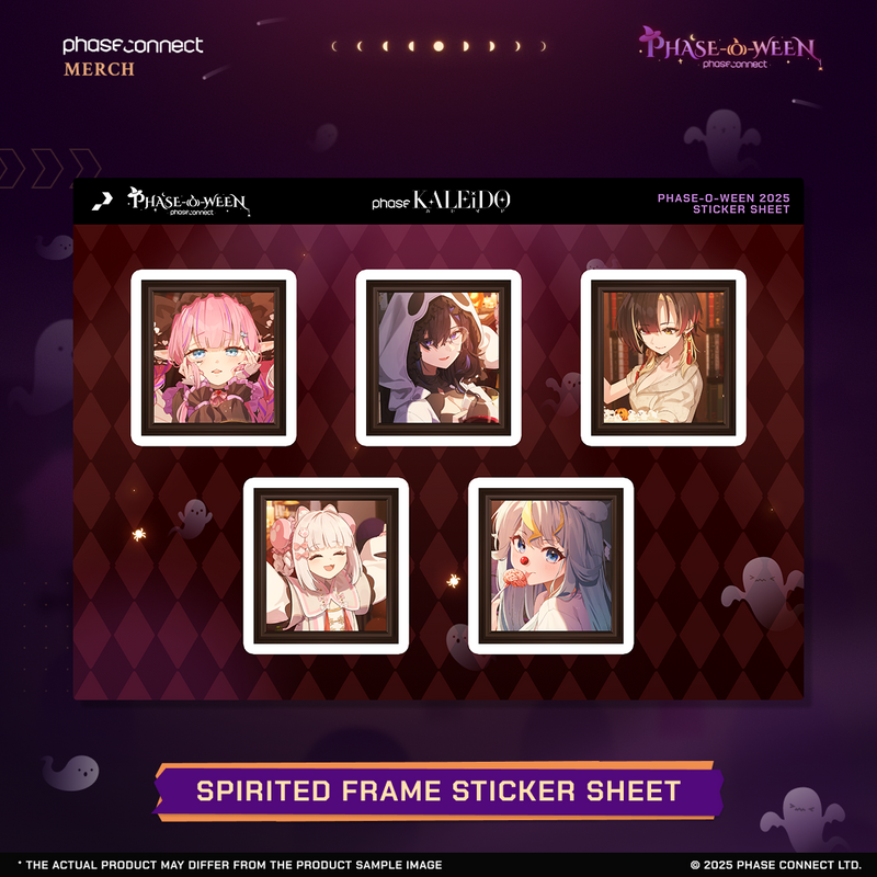 Phase-O-Ween –  KALEiDO Spirited Frames Sticker Sheet